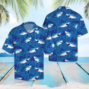 Amazing Shark Hawaiian Shirt Summer Button Up