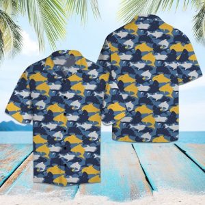 Amazing Shark Hawaiian Shirt Summer Button Up