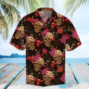 Amazing Skull Hawaiian Shirt Summer Button Up