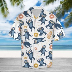 Amazing Sloths Hawaiian Shirt Summer Button Up