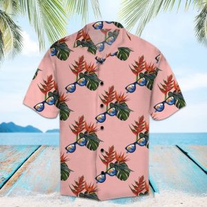 Amazing Sunglasses Girl Hawaiian Shirt Summer Button Up