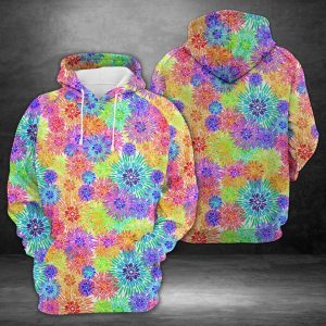 Amazing Tie Dye 3D Printed Hoodie/Zipper Hoodie