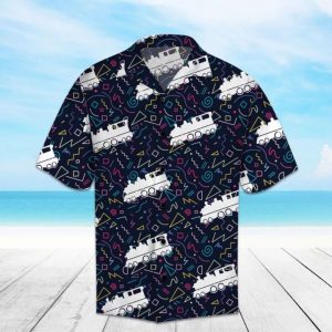 Amazing Train Hawaiian Shirt Summer Button Up