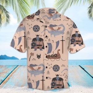 Amazing Viking Hawaiian Shirt Summer Button Up