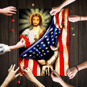 America Needs Jesus Jigsaw Puzzle Set