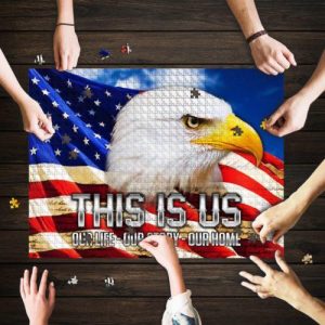 American Eagle Our Story Jigsaw Puzzle Set