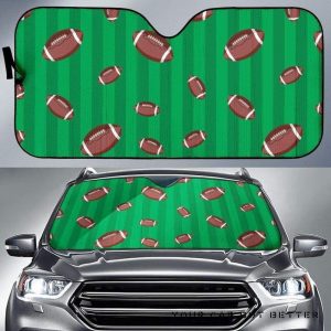 American Football Ball Field Car Auto Sun Shade