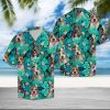 American Staffordshire Terrier Tropical Hawaiian Shirt Summer Button Up