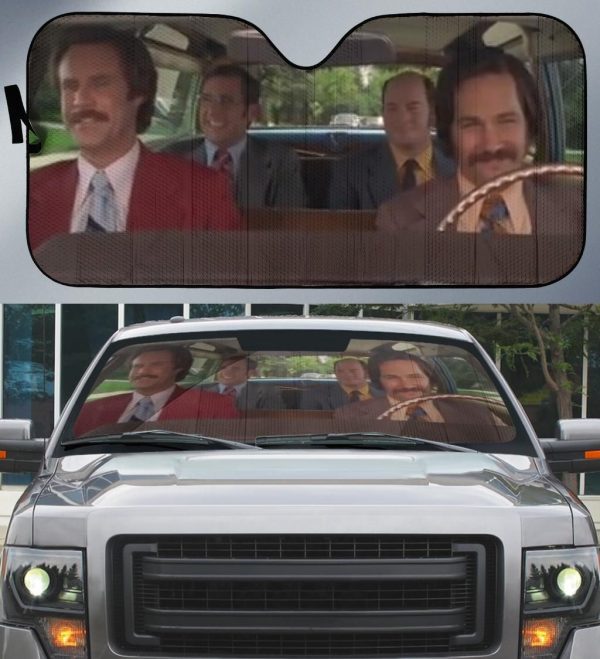 Anchorman The Legend Of Ron Burgundy Driving Car Car Auto Sun Shade Anchorman The Legend Of Ron Burgundy Driving Car Car Auto Sun Shade
