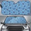 Anchors Rudder Compass Star Nautical Pattern Car Auto Sun Shade