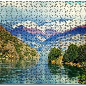 Andes Beautiful View Jigsaw Puzzle Set
