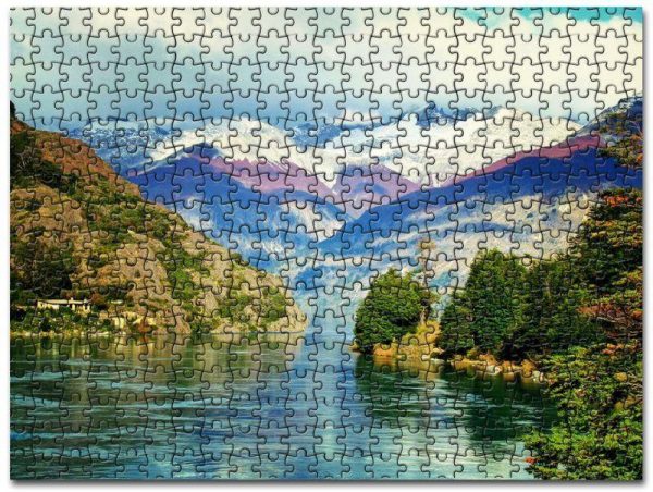 Andes Beautiful View Jigsaw Puzzle Set