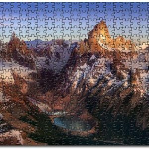 Andes Snowy Peak Jigsaw Puzzle Set
