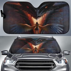 Angel Dragons Car Auto Sun Shade