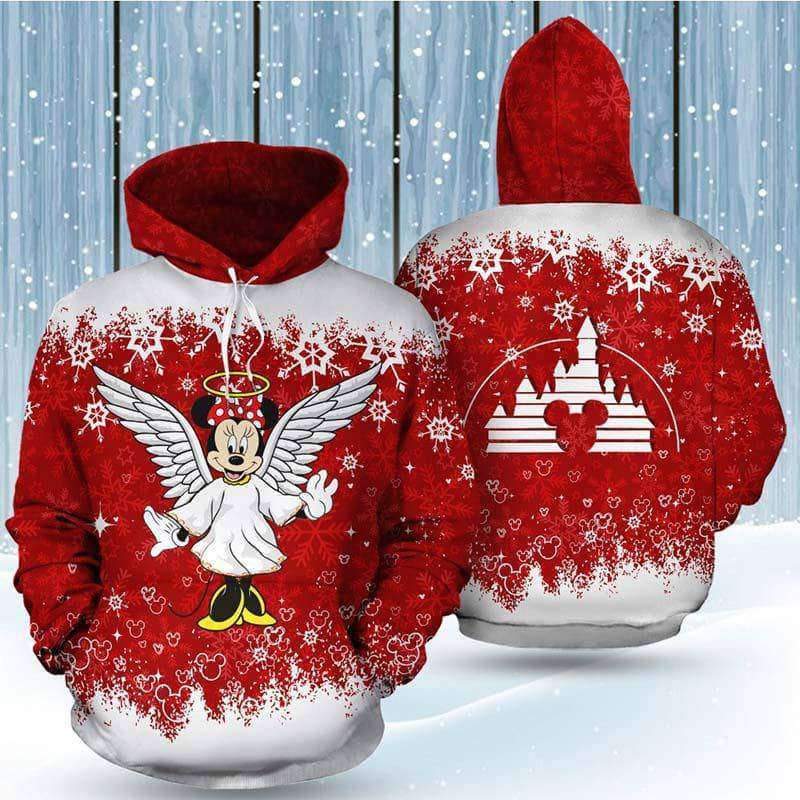 Angel Minnie 3D Printed Hoodie/Zipper Hoodie Angel Minnie 3D Printed Hoodie/Zipper Hoodie