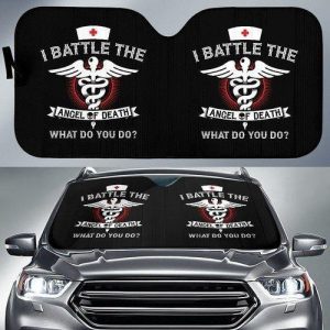 Angel Of Death Nurse Car Auto Sun Shade