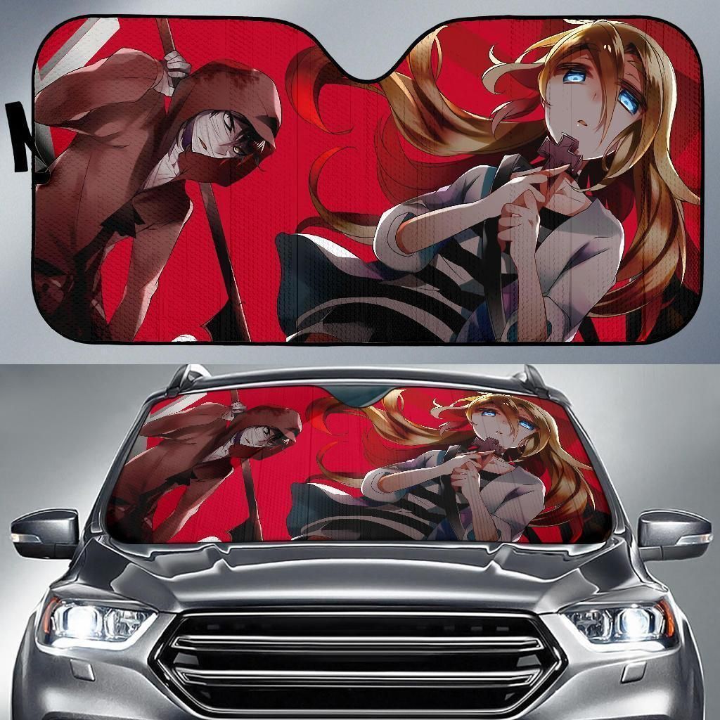 Angel Of Death Rachel Rachel Gardner And Isaac Foster Car Auto Sun Shade Angel Of Death Rachel Rachel Gardner And Isaac Foster Car Auto Sun Shade