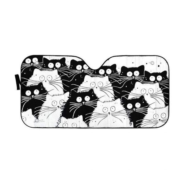 Angry Cat Car Auto Sun Shade