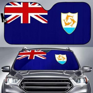Anguilla Pride Car Auto Sun Shade