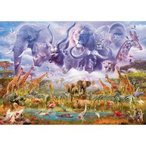 Animal At The Watering Hole Jigsaw Puzzle Set