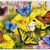 Animal Butterflies And Flowers Jigsaw Puzzle Set