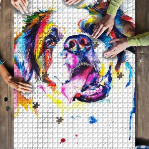 Animal Dog, Painting Jigsaw Puzzle Set