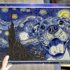 Animal Dog The Starry Night Jigsaw Puzzle Set