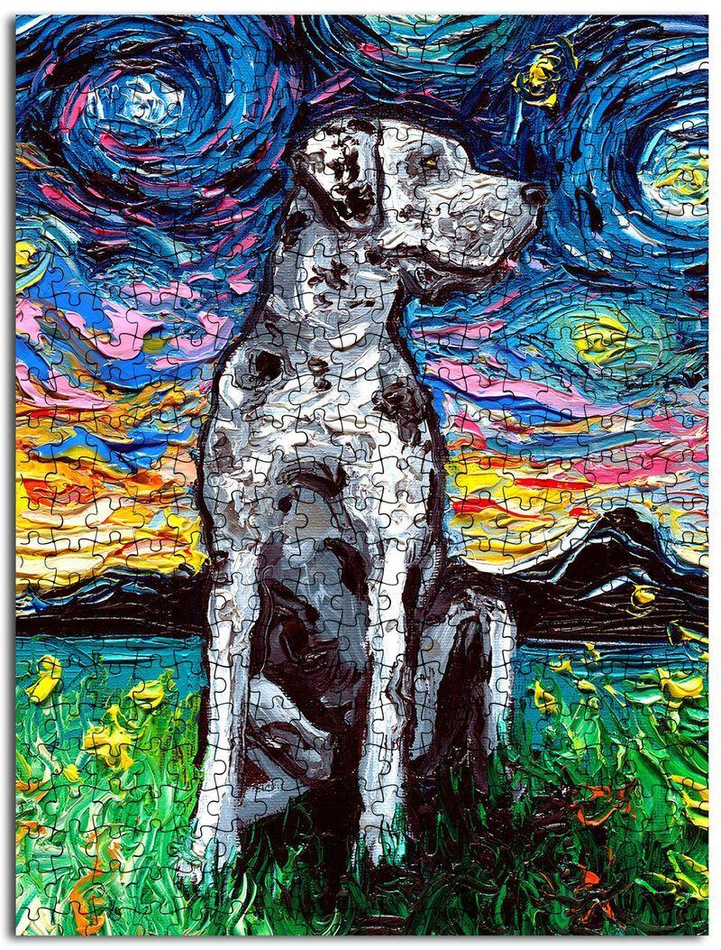 Animal Dogs, Great Dane The Starry Night Jigsaw Puzzle Set Animal Dogs, Great Dane The Starry Night Jigsaw Puzzle Set