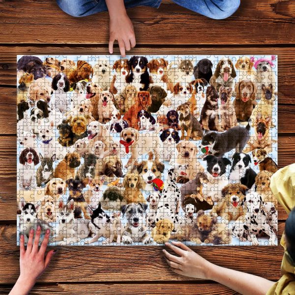 Animal Dogs Jigsaw Puzzle Set