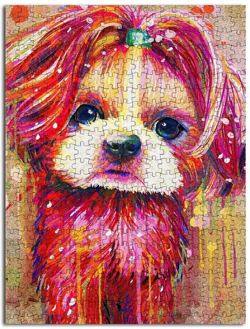Animal Dogs, Shih Tzu Jigsaw Puzzle Set Animal Dogs, Shih Tzu Jigsaw Puzzle Set