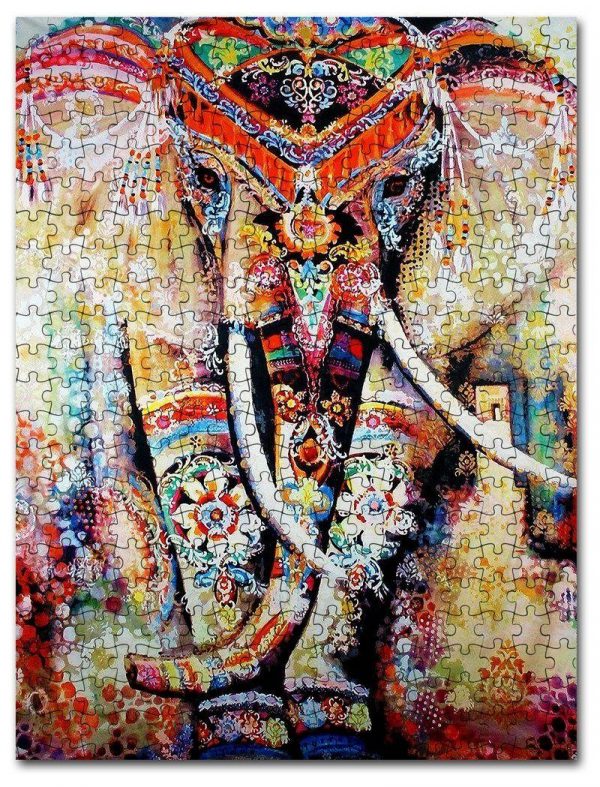 Animal Elephant Jigsaw Puzzle Set