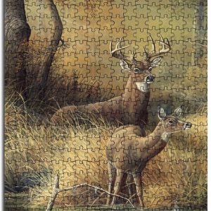 Animal Hunting Deer Jigsaw Puzzle Set