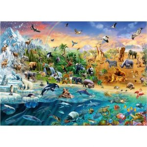 Animal Kingdom Jigsaw Puzzle Set