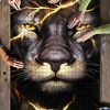 Animal Lightning Lion Jigsaw Puzzle Set