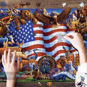 Animal Of America Jigsaw Puzzle Set