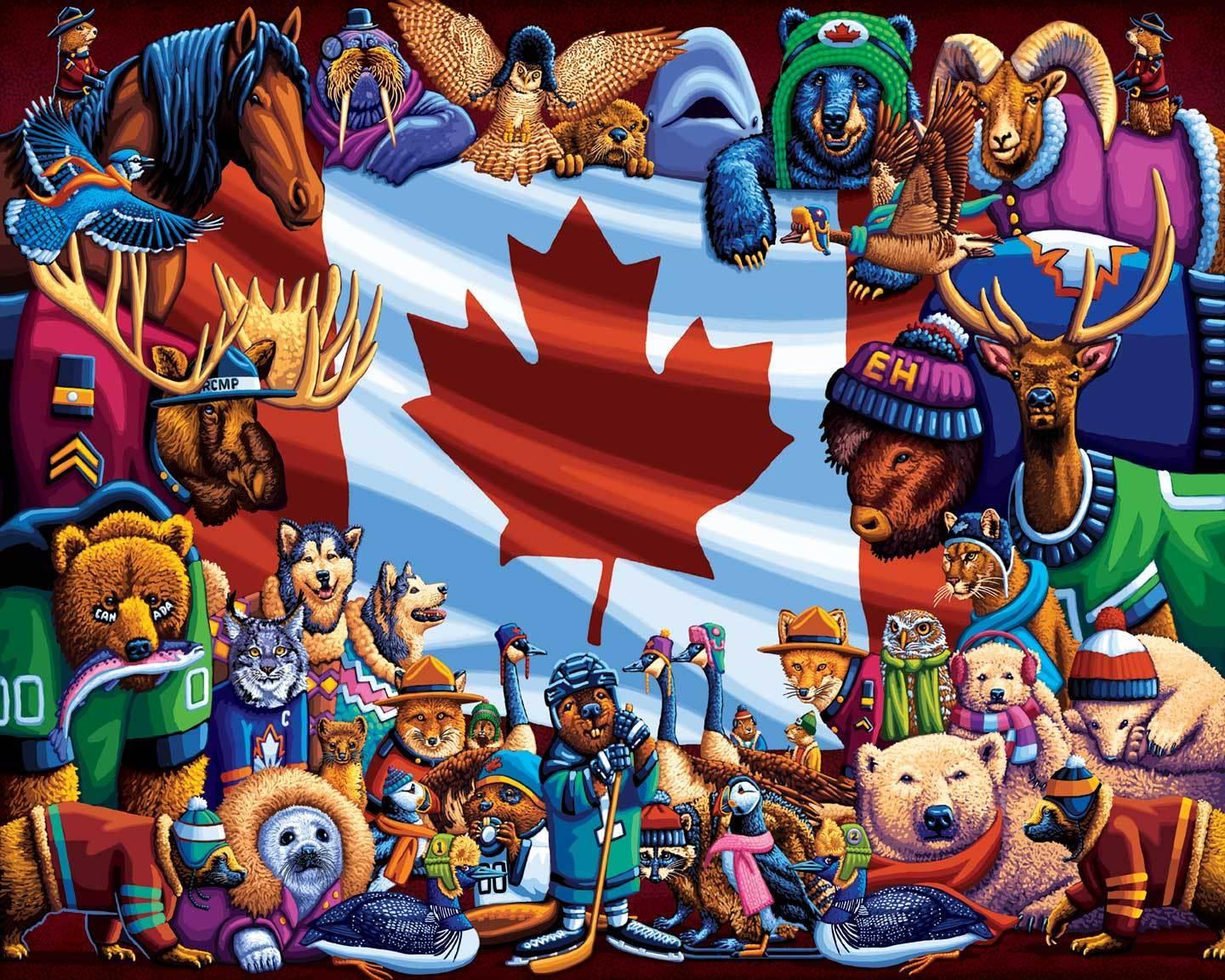 Animal Of Canada Jigsaw Puzzle Set Animal Of Canada Jigsaw Puzzle Set