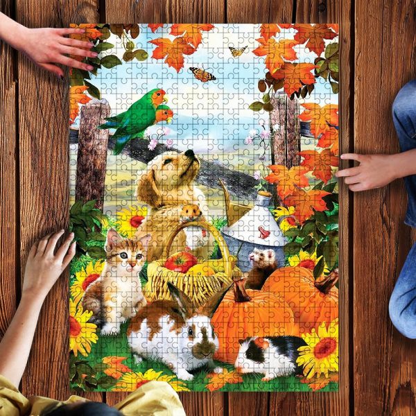 Animal On The Farm Jigsaw Puzzle Set
