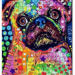 Animal Painting Pug Jigsaw Puzzle Set