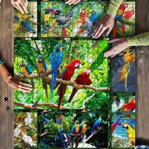 Animal Parrot Lovers Jigsaw Puzzle Set