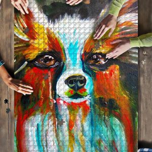 Animal Sad Dog, Painting Jigsaw Puzzle Set