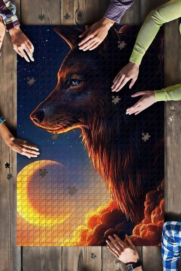 Animal Wolf Jigsaw Puzzle Set