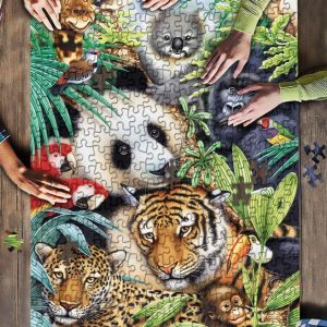 Animal Zoo Jigsaw Puzzle Set
