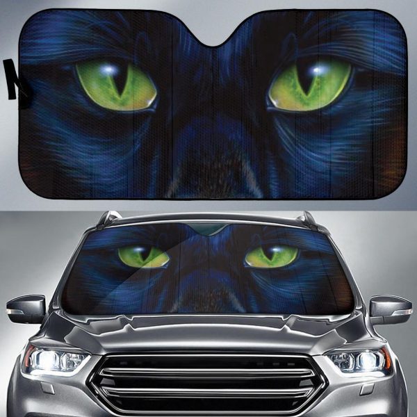 Animals Blue Eyes Car Auto Sun Shade