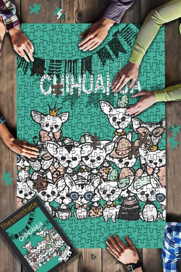 Animation Chihuahua Jigsaw Puzzle Set