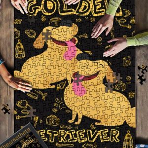 Animation, Golden Retriever Jigsaw Puzzle Set