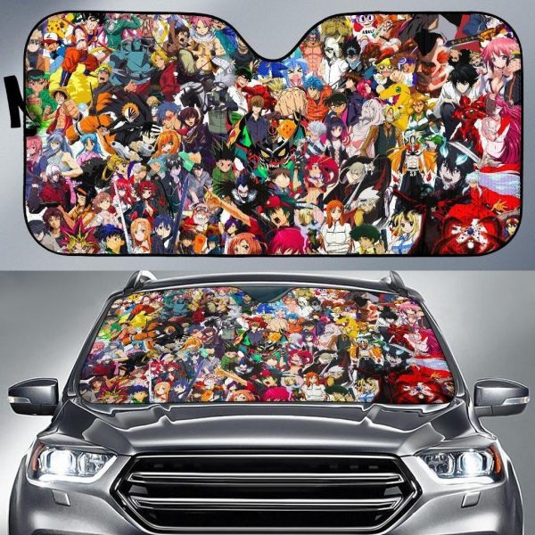 Anime Characters Car Auto Sun Shade