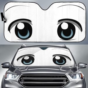 Anime Funny Eyes Car Auto Sun Shade
