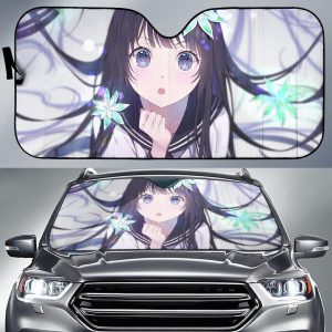 Anime Girl Anime Car Auto Sun Shade