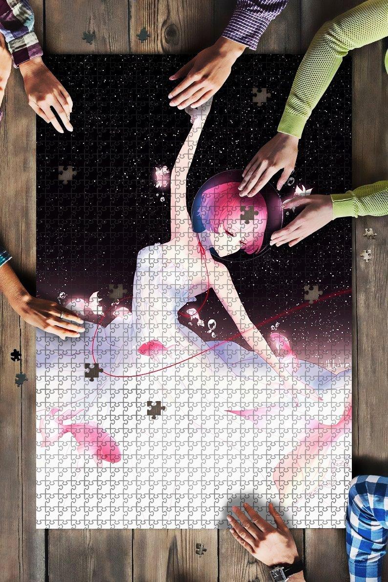 Anime Girl Ballet Dancer Fishes Jigsaw Puzzle Set Anime Girl Ballet Dancer Fishes Jigsaw Puzzle Set