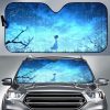 Anime Girl Night Lonely Anime Car Auto Sun Shade